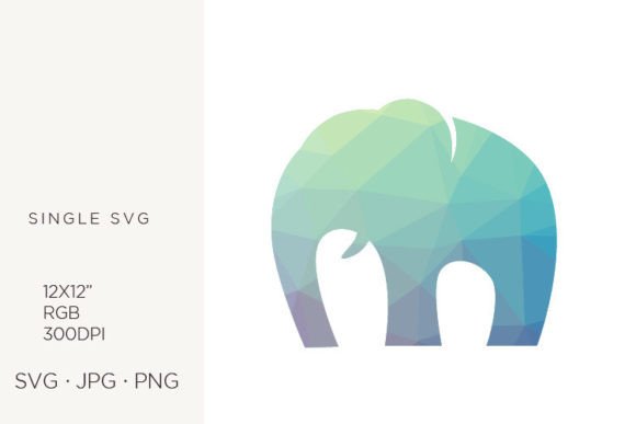 Abstract Elephant Vector: Versatile Digital Art