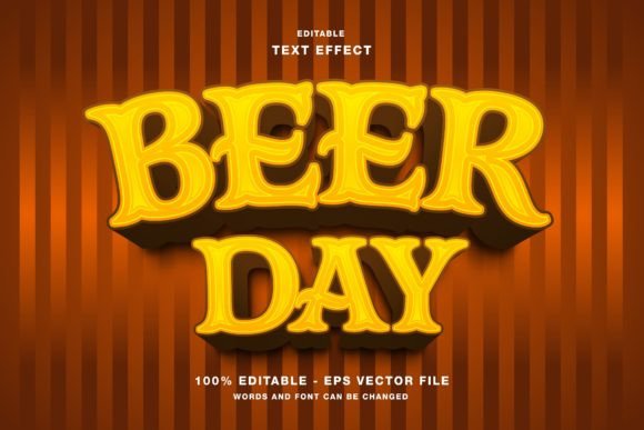 Amplifying Brand Identity with the Beer Day Editable Text Effect for Modern Digital Campaigns