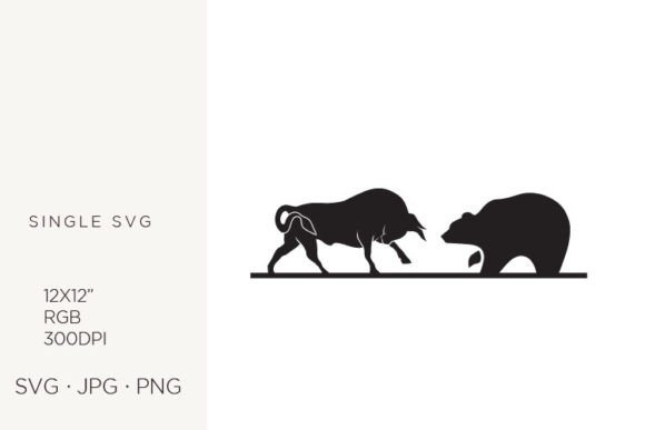 Bear and Bull: Elevating Your Creative Projects with Versatile Digital Graphics