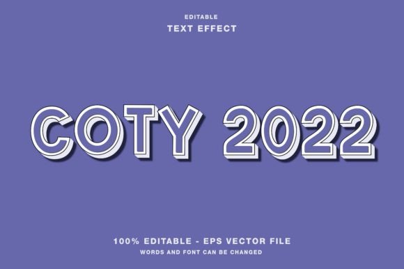 Color 2022 Text Effect for Designers