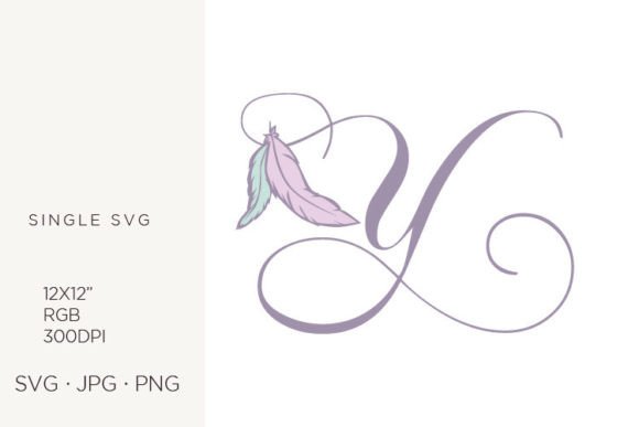 Designing with Bohemian Feather and Boho Letter Y: A Practical Guide to Vector Assets