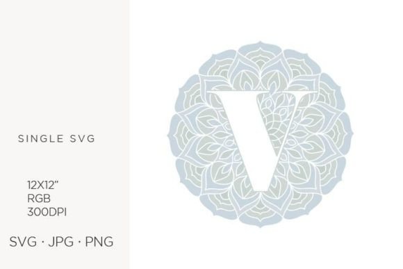 Mastering Mandala Monogram Letter V for Professional Design Projects