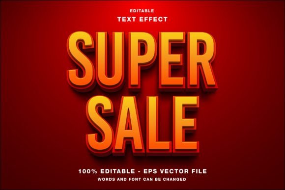 Mastering Visual Impact: A Guide to the Super Sale Editable Text Effect for Modern Design