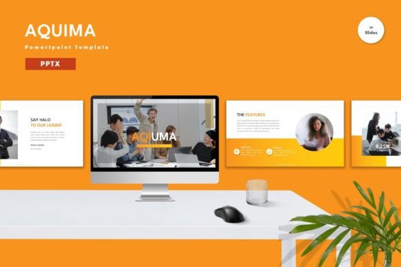 Strategic Communication and Visual Clarity with Aqiuma - Powerpoint Template
