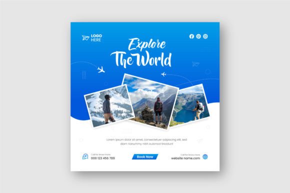 Travel Social Media Post Design