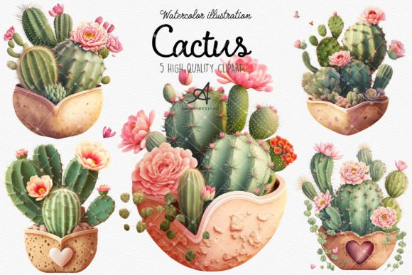 Watercolor Cactus Sublimation Guide